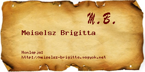 Meiselsz Brigitta névjegykártya